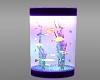 Neon Galaxy Fish Tank