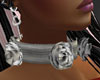 [J] Platinum Rose collar