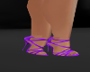 Purple Jean Heels