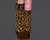 Y2K Cute Leopard Boots