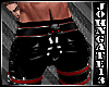 Skull Dark Pants Red