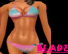 PINK 2 BLUE FADE KINI