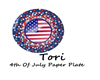 {TH}July4THPaperPlate