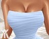 YA.Blue Sheer Dress