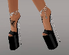 Butterfly Black Heels