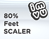 80% Feet Scaler