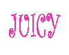 JUICY sticker