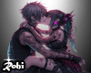 Anime Neon Couple Cutout