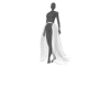 NCA Falda de capa novia