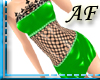 [AF]Green Scroll Dress