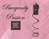 B*Burgundy Passion Lamp