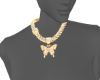 Lex Gold Butterfly Chain