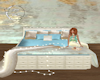 Z Sky Blue Romantic Bed