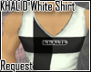 f0h KHALID White Shirt