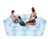 BB Blue Star Feedin Sofa