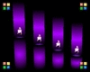(VH) Purple Deco Candles