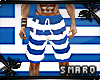  Greek flag shorts