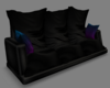Black cuddle couch