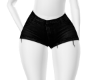 JS |  Black Denim Shorts