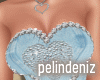 [P] Denim Heart set