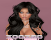 Long black hair
