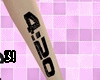 3! 4:20 Arm Tattoo Ello