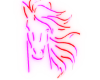 Glow anim horse head 4
