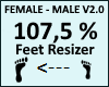 Feet Scaler 107,5% V2.0