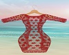 Dk Red Lace Cover Up RLL