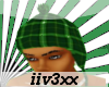 [T3] green nordic hat