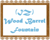 (IZ) Wood Barrel Fount