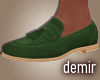 [D] Macho green loafer