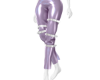 JAZZY PURP LTHR PANTS
