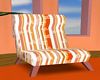 Striped retro chair