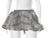 Charcoal Plaid Skirt