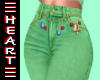 Jeans Christmas Green