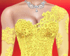 Lace Yellow Gown