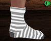 Gray Striped Socks M drv