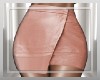 Blush Leather Skirt