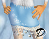 Snowflake skirt (blue)