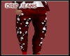 DRIP JEANS RED
