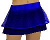 Black & Blue Mini Skirt