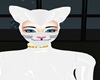 Latex Cat Mask White V3