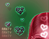 Lucky Glitter Hearts