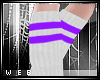 |W| Purple Tube Socks