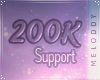 M~ Support Sticker 200K