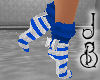 JB Blue Xmas Socks