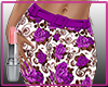 Skirt Roses Purple