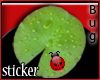 Ladybug Pad Sticker