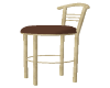 Beige and Brown Stool